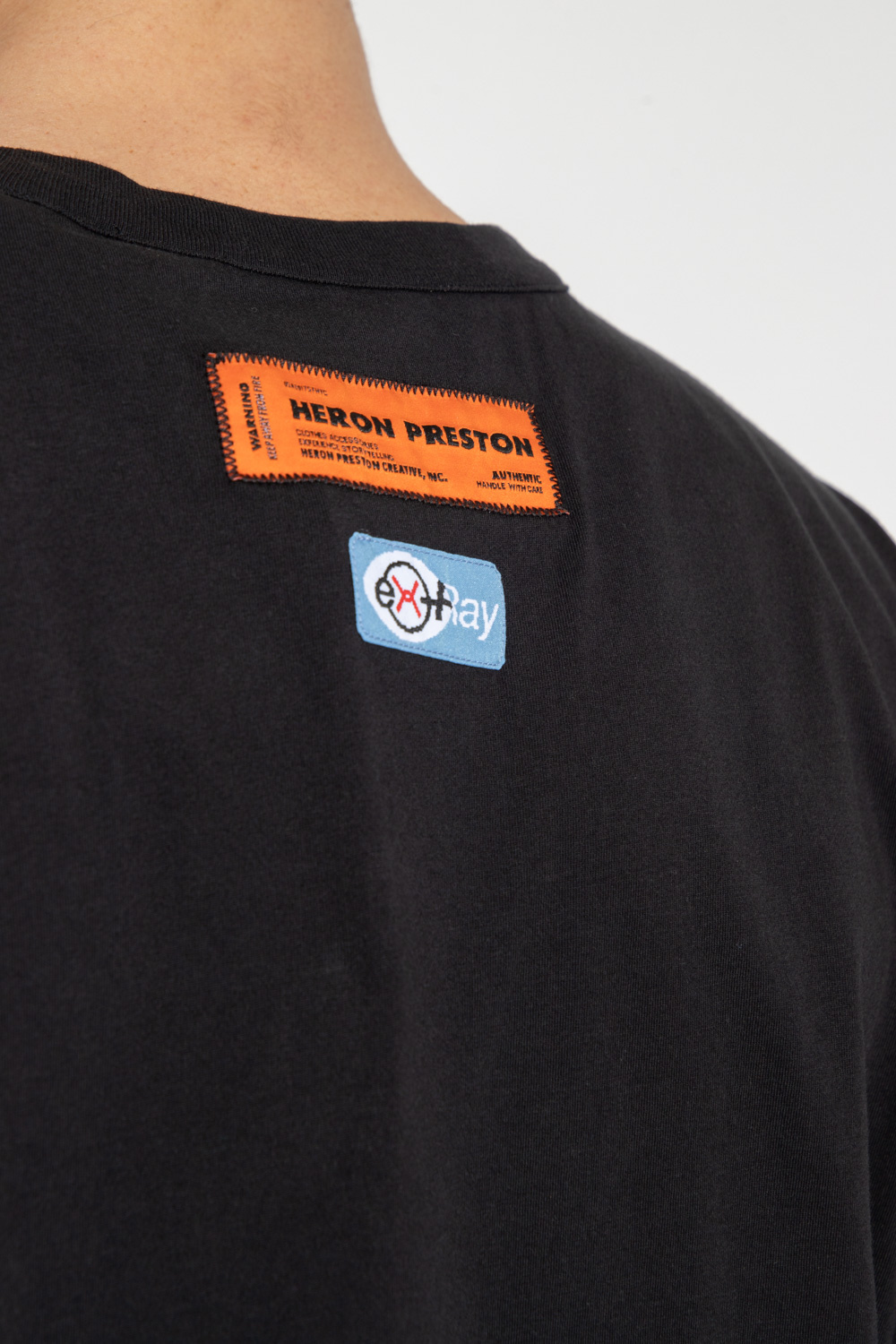 Black T-shirt with logo Heron Preston - Vitkac Spain